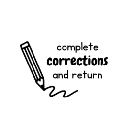 Complete Corrections and Return