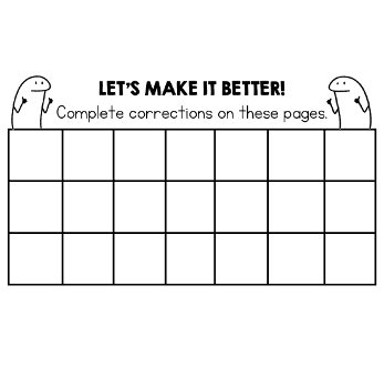 [GRADE B] Pages for Corrections