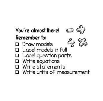 Problem Sums Checklist