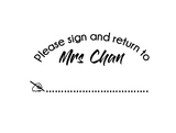 Sign and Return